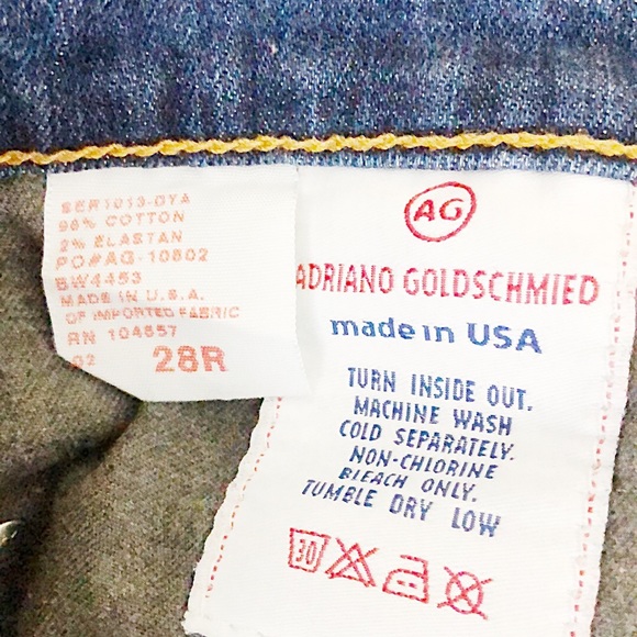 Adriano Goldschmied the Angel Bootcut Jeans 28R - Picture 8 of 8